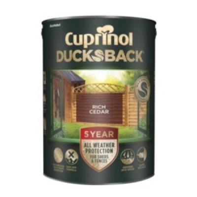 Cuprinol Ducksback 5L Rich Cedar