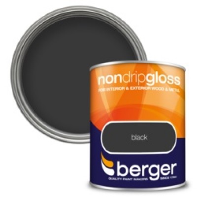 BERGER N/DRIP GLOSS BLACK 750M