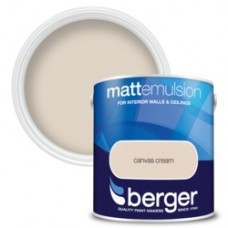BERGER MATT CANVAS CREAM 2.5L BERGER MATT CANVAS CREAM 2.5L