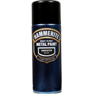 HAMMERITE SMOOTH BLACK AEROSOL