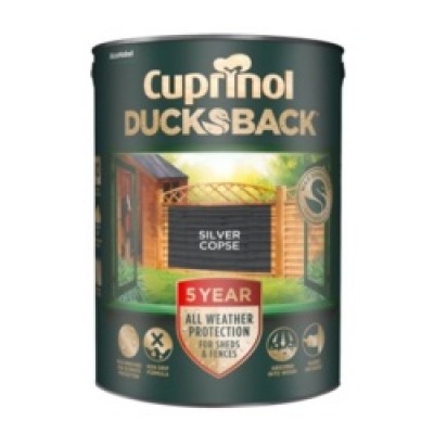 Cuprinol Ducksback 5L Silver Copse Cuprinol Ducksback 5L Silver Copse