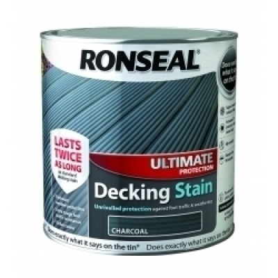 RONSEAL ULTIMATE DECKING STAIN CHARCOAL 2.5 LITRE