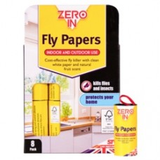 ZER878 FLYPAPERS PACK OF 8