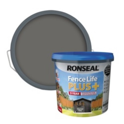 Ronseal Fencelife Plus Charcoal Grey 5ltr