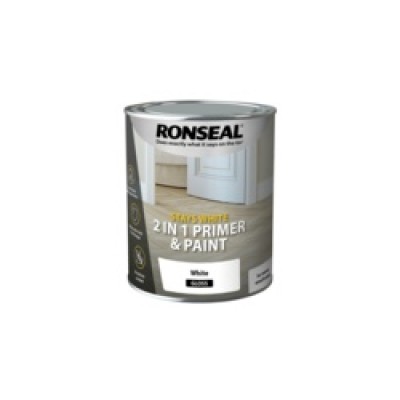 RONSEAL 2IN1 GLOSS WHITE 750ML