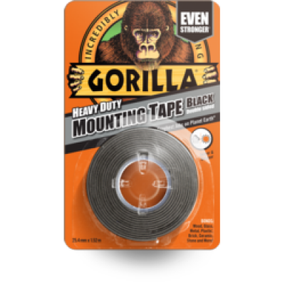 GORILLA MOUNTING TAPE BLACK
