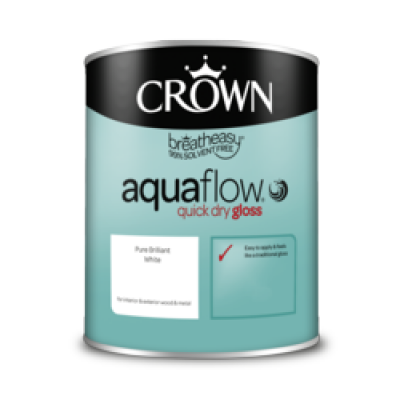 CROWN AQUAFLOW GLOSS WHITE 750ML