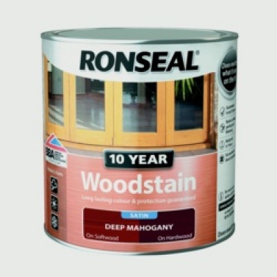 RONSEAL 10Y WOODSTAIN D/MAHOGANY 250ML