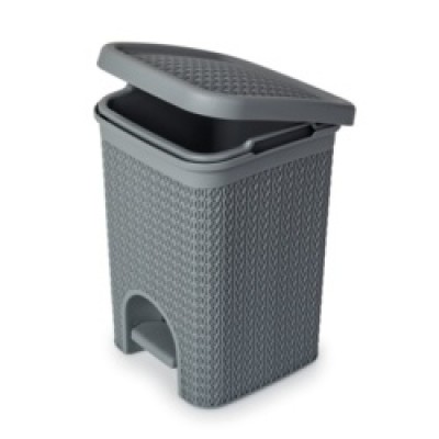 LACE PEDAL BIN 5 LITRE GREY