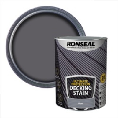 RONSEAL ULTIMATE DECKING STAIN SLATE 5 LITRE