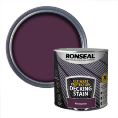 RONSEAL ULTIMATE DECKING STAIN BLACKCURRENT 2.5 LITRE