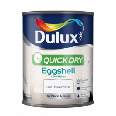 DULUX Q/DRYEGGSHELL WHITE 750ML