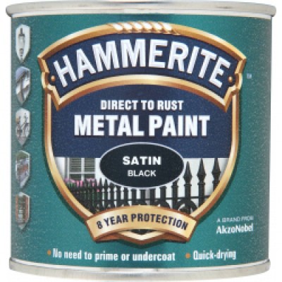 HAMMERITE SATIN BLACK 250ML