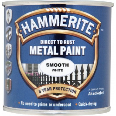 HAMMERITE SMOOTH WHITE 250ML