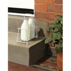 2 MILK BOTTLE HOLDER WHITE